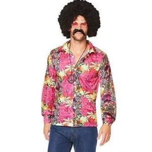Flower Power Shirt - Mens 60s Hippie Costume